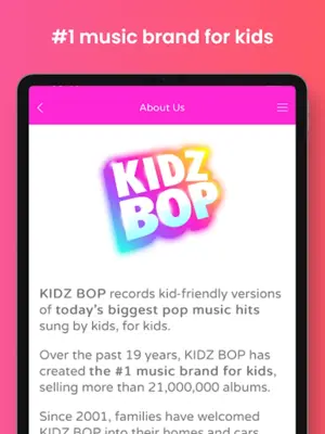 KIDZ BOP Live android App screenshot 1