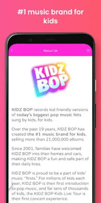 KIDZ BOP Live android App screenshot 5