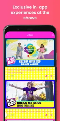 KIDZ BOP Live android App screenshot 6